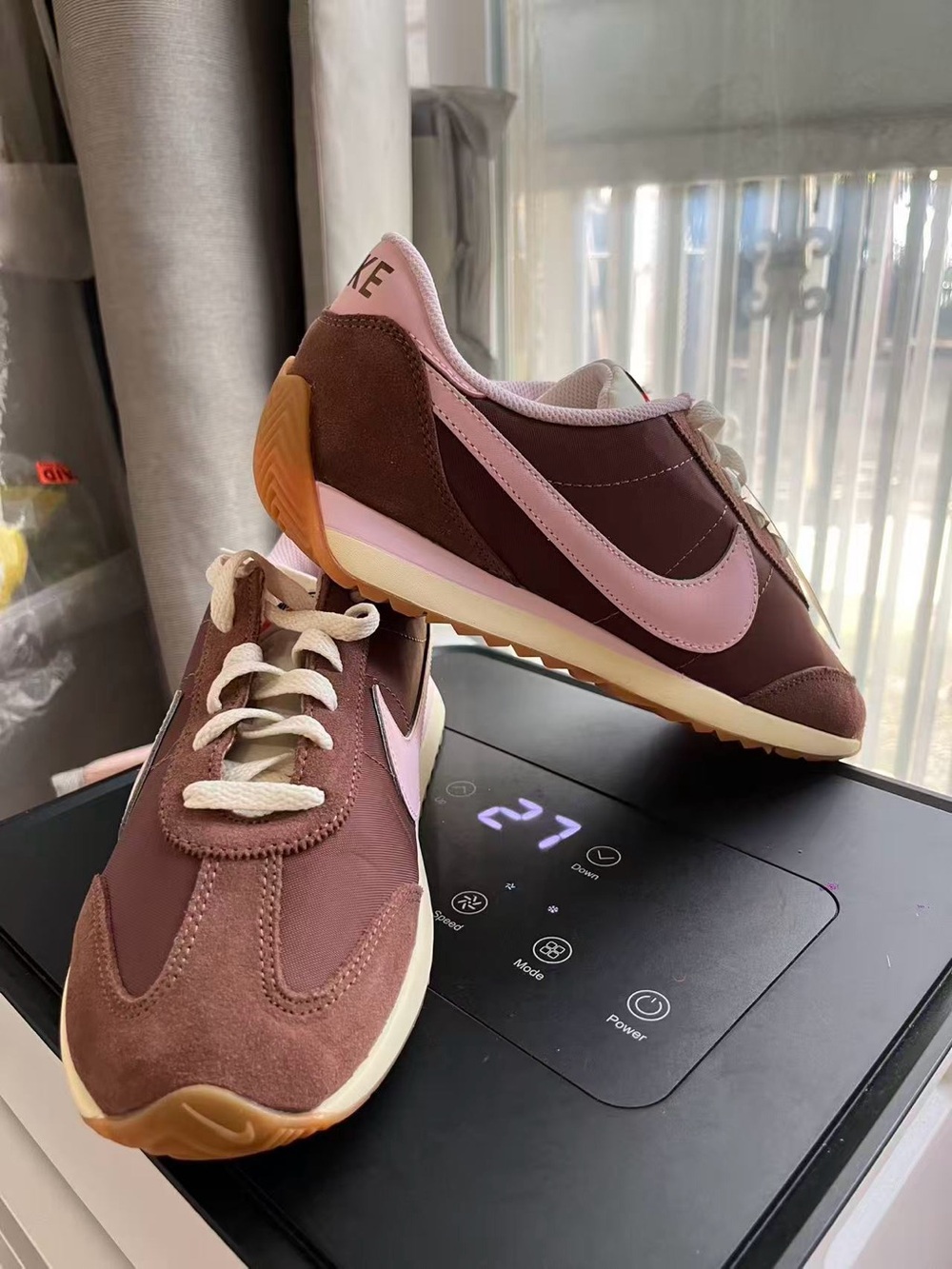 Nike Women’s Brown & Pink Retro Runner Sneakers